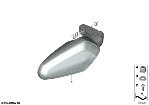 Turn Signals, Rear for 2020 BMW-Motorrad F 900 XR #1