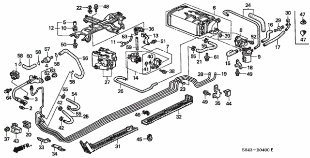 Fuel Pipe (1) for 2001 Honda Accord #0