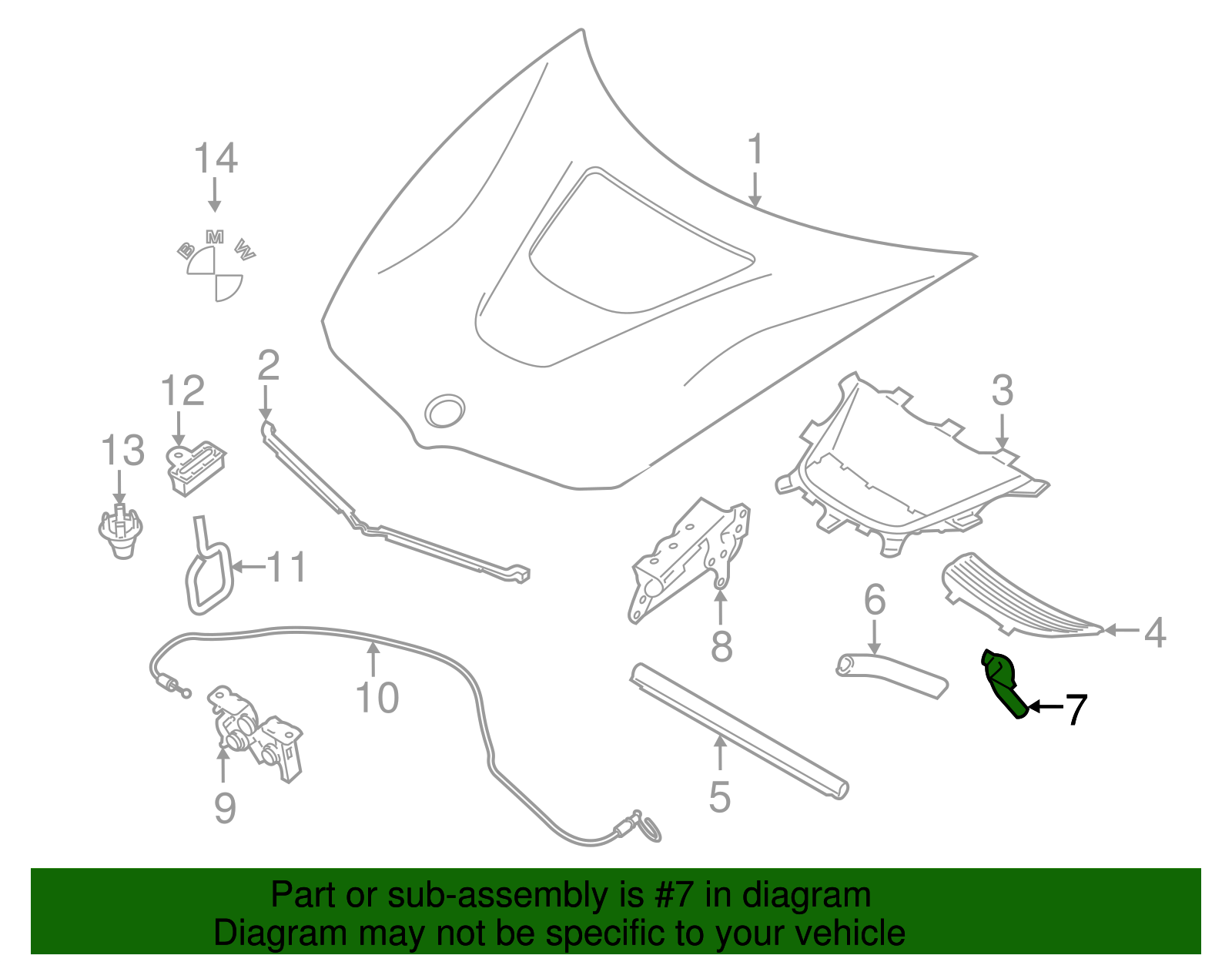 Rear Seal - BMW (51767377154)
