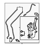 98610D9101 - Body: Washer Reservoir for Kia: Sportage Image