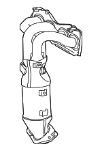 250510V070 - : Catalytic Converter with Integrated Exhaust Manifold for Scion: tC | Toyota: RAV4 Image