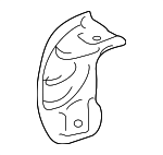 171680V010 - Exhaust: Insulator for Scion: tC | Toyota: Avalon, Camry, Highlander, RAV4, Venza Image