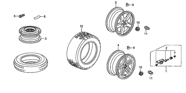 Wheel Disk (KA) for 2008 Honda Pilot #0
