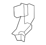 5242306010 - Body: Lower Grille Pad for Toyota Image image