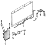 MD755020 - Cooling System: Trans Cooler for Mitsubishi Image