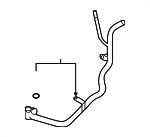14049AA821 - Cooling System: Pipe for Subaru: Crosstrek, Forester, Impreza, Legacy, Outback Image