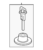 74650T1WA01 - Suspension: Spare Anchor for Honda Image