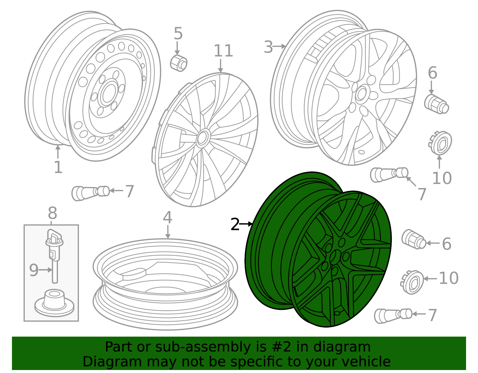 08W18-T20-100 - Wheel, Alloy (18