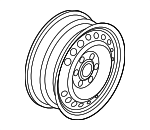 42700TBAA12 - Suspension: Wheel, Steel for Honda Image