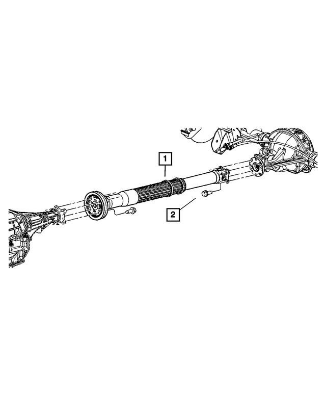 52853004AF - Rear Axle; Corporate 213 MM; Differential and Drive Line: Drive Shaft for Mopar Image image