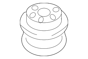 8K0614177 - Electrical: ABS Control Unit Insulator for Audi Image