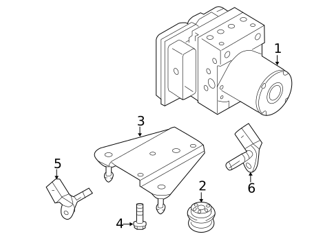 ABS Components for 2009 Audi A4 Quattro #0