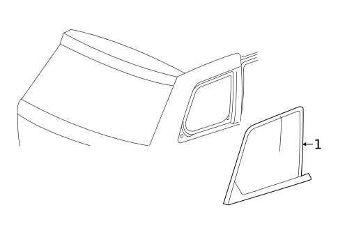 Glass & Hardware for 2018 Jeep Grand Cherokee #0