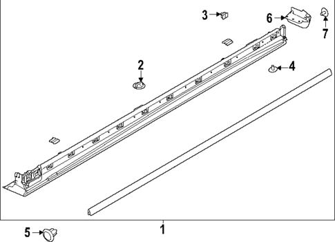 Exterior Trim - Pillars for 2023 Mazda CX-30 #0