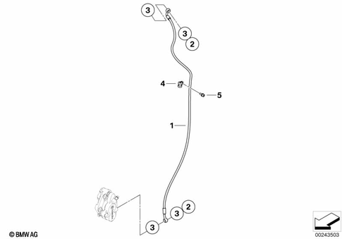 Brake Lines for 2014 BMW-Motorrad G 650 GS #3
