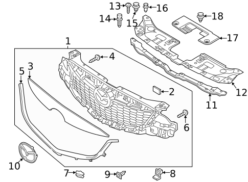 Grille & Components for 2015 Mazda CX-5 #0