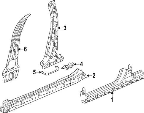 Center Pillar for 2024 Acura Integra #0