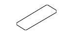 85419DW000 - Body: Headliner Lock Plate for Kia Image
