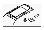 85410DW100GYT - Body: Headliner for Kia Image