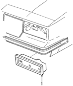 22506788 - Electrical: Lamp Assembly for Oldsmobile: Cutlass Salon, Cutlass Supreme Image