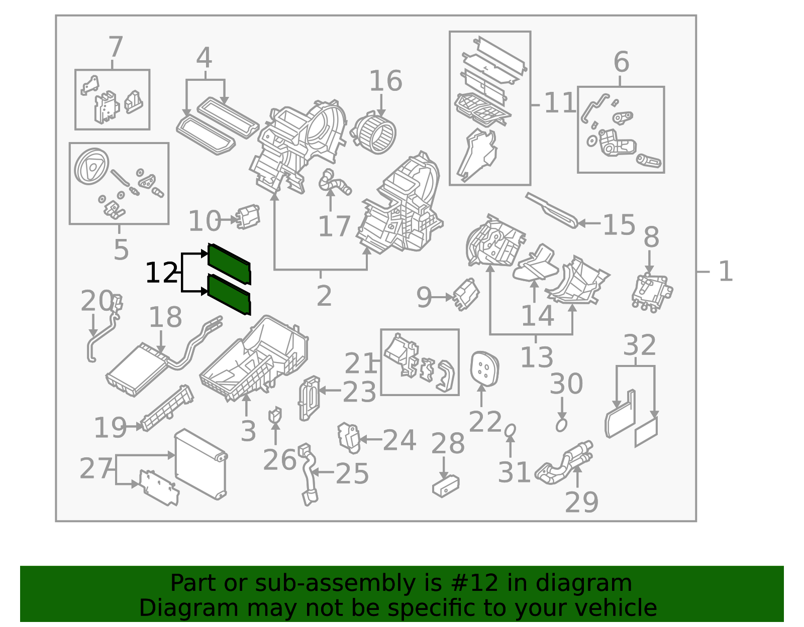 BBM4-61-J6X - Cabin Air Filter - 2010-2013 Mazda 3 | Mazda Swag