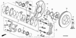 1463SNAA51 - Chassis: CALIPER SET, FR. for Honda Image