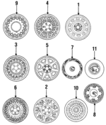 FOWY1130A - : Wheel Cover for Ford Image