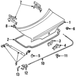 GA2A56930B - : Lift Cylinder for Mazda: MX-6 Image