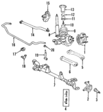 4741011 - Suspension: Spindle for Jeep: Cherokee, Comanche, Grand Cherokee, Grand Wagoneer Image