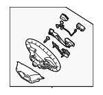 561101R100SA9 - Steering: Steering Wheel for Hyundai: Accent Image