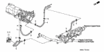 19514PAAA00 - Engine: HOSE A, BREATHER HEATER for Honda Image