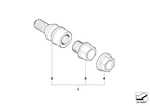 36136752762 - : Wheel Bolt With Code for BMW Image