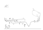 1079970068 - Fuel System: Hose Connection for Mercedes-Benz: 200, 260E, 300CE, 300E, 300TE, 400E, 560SL Image