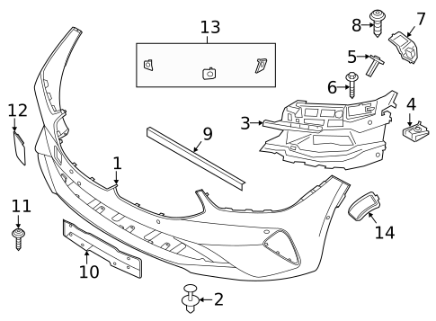 Bumper & Components - Front for 2022 BMW 840i Gran Coupe #3
