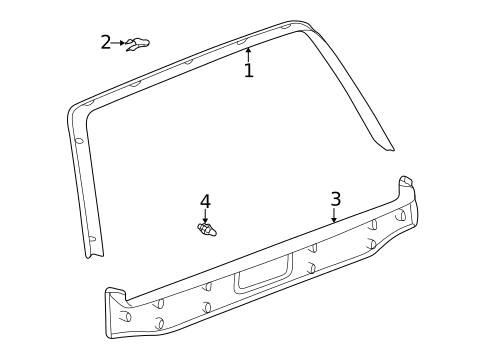 Interior Trim for 2002 Toyota Land Cruiser #0
