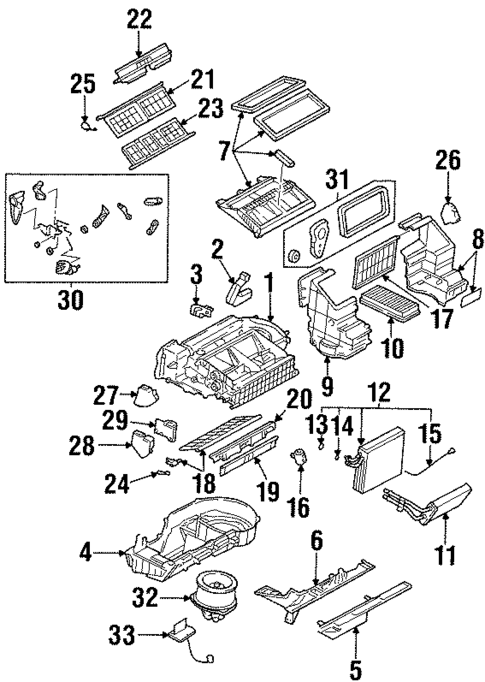 HVAC Case for 2001 Oldsmobile Silhouette #0