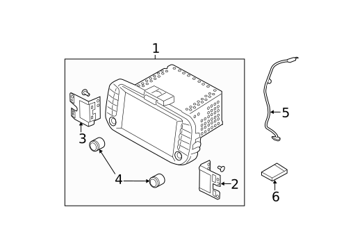 NAVIGATION SYSTEM COMPONENTS for 2018 Kia Soul EV #0