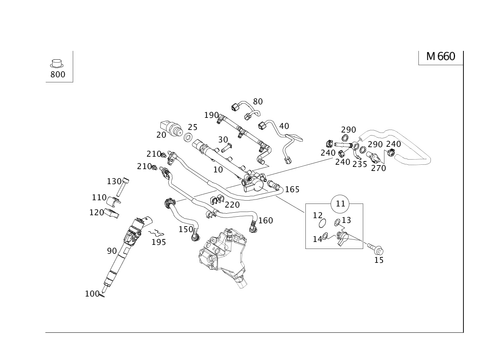 Nozzle Holder, Lines & Attachment Parts for 2013 Smart Fortwo #0
