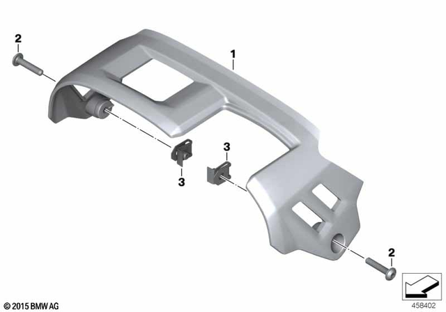 46637711104 - Frame and Mounting Parts: Headlight Cover -  for BMW-Motorrad Image