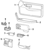 20718390 - Body: Trim Panel for Pontiac: Grand Am Image