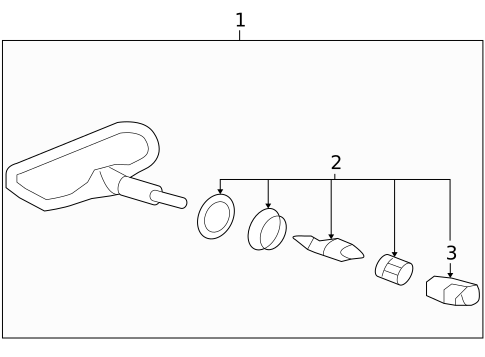 Tire Pressure Monitor Components for 2010 Mitsubishi Lancer #0
