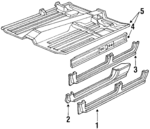 4702SB4300ZZ - Body: Outer Rocker Panel for Honda: Civic Image