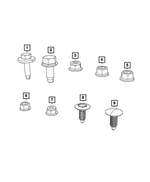 6509959AA - Electrical: Nut for Mopar Image