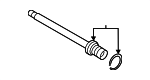 68522266AA - : Shaft for Mopar Image