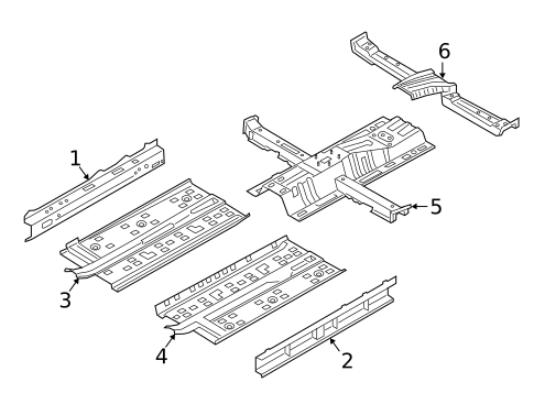 Floor & Rails for 2019 Hyundai Veloster #0