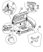 6501941 - Body Sheet Metal Except Doors: Nut And Washer for Dodge: Viper Image