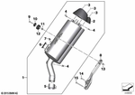 18518556917 - : Rear Muffler              for BMW-Motorrad Image
