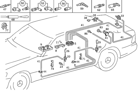 Central Locking System for 1984 Mercedes-Benz 300SD #1