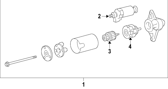 2822625100 - Electrical: Starter Solenoid for Toyota: RAV4 Image