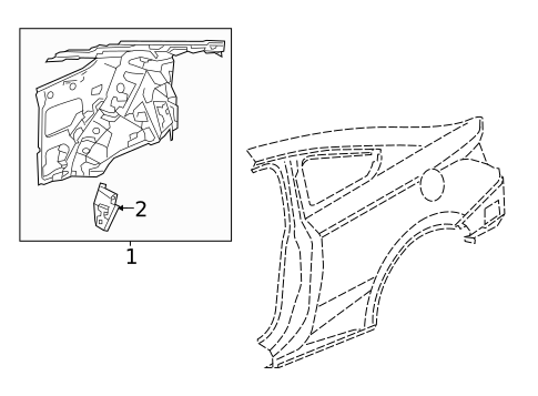 Inner Structure for 2013 Honda Civic #1